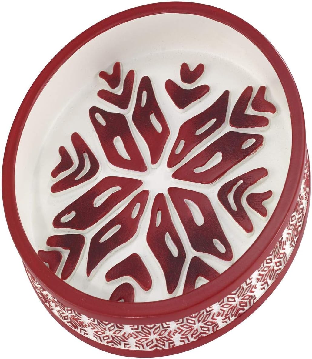 Avanti Linens Soap Dish - Festive Resin Bathroom Holder