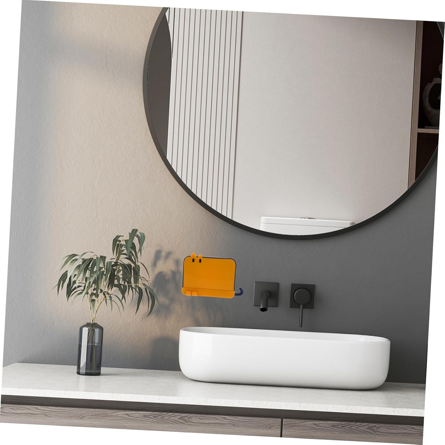 Simple Wall-Mounted Soap Dish with Lid