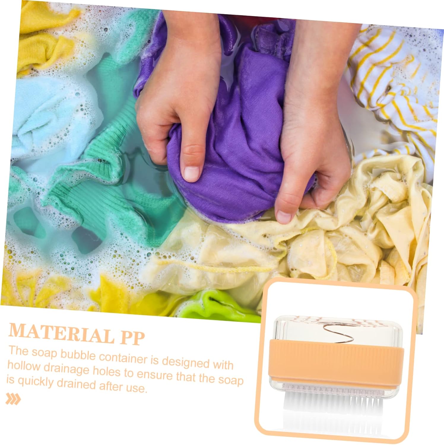 Foaming Soap Holder with Roller Brush for Travel and Deep Cleaning