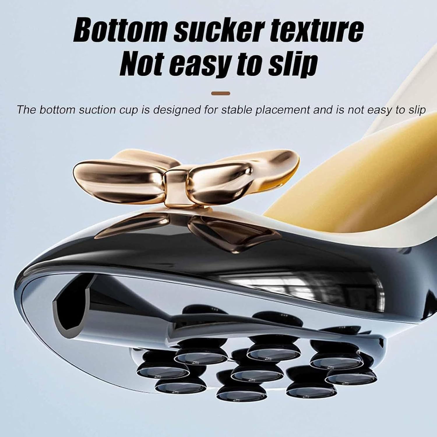 Creative High Heels Soap Box - Self Draining Design 45 Degree Tilt Orange