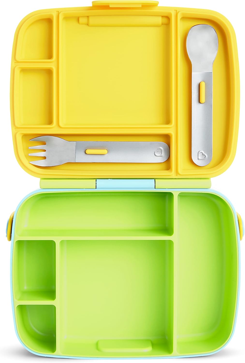 Munchkin Lunch Bento Box for Kids Green 1