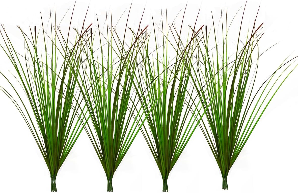 16 PCS Artificial Grass Outdoor Decor Set