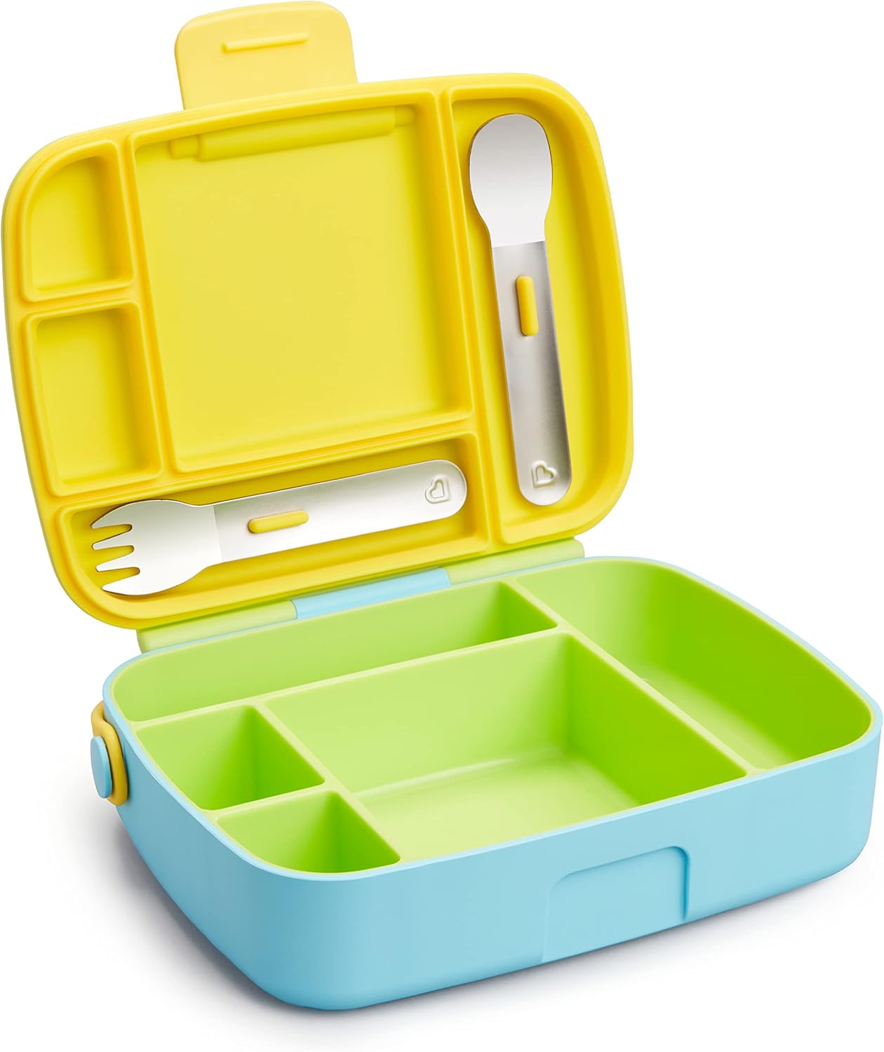 Munchkin Lunch Bento Box for Kids Green 1