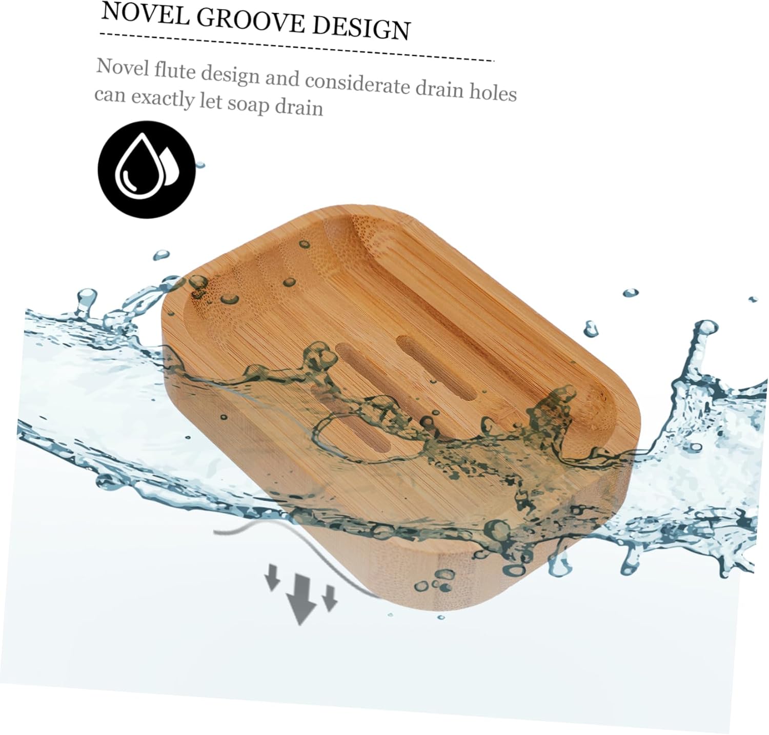PRETYZOOM 1Pc Self Draining Soap Holder
