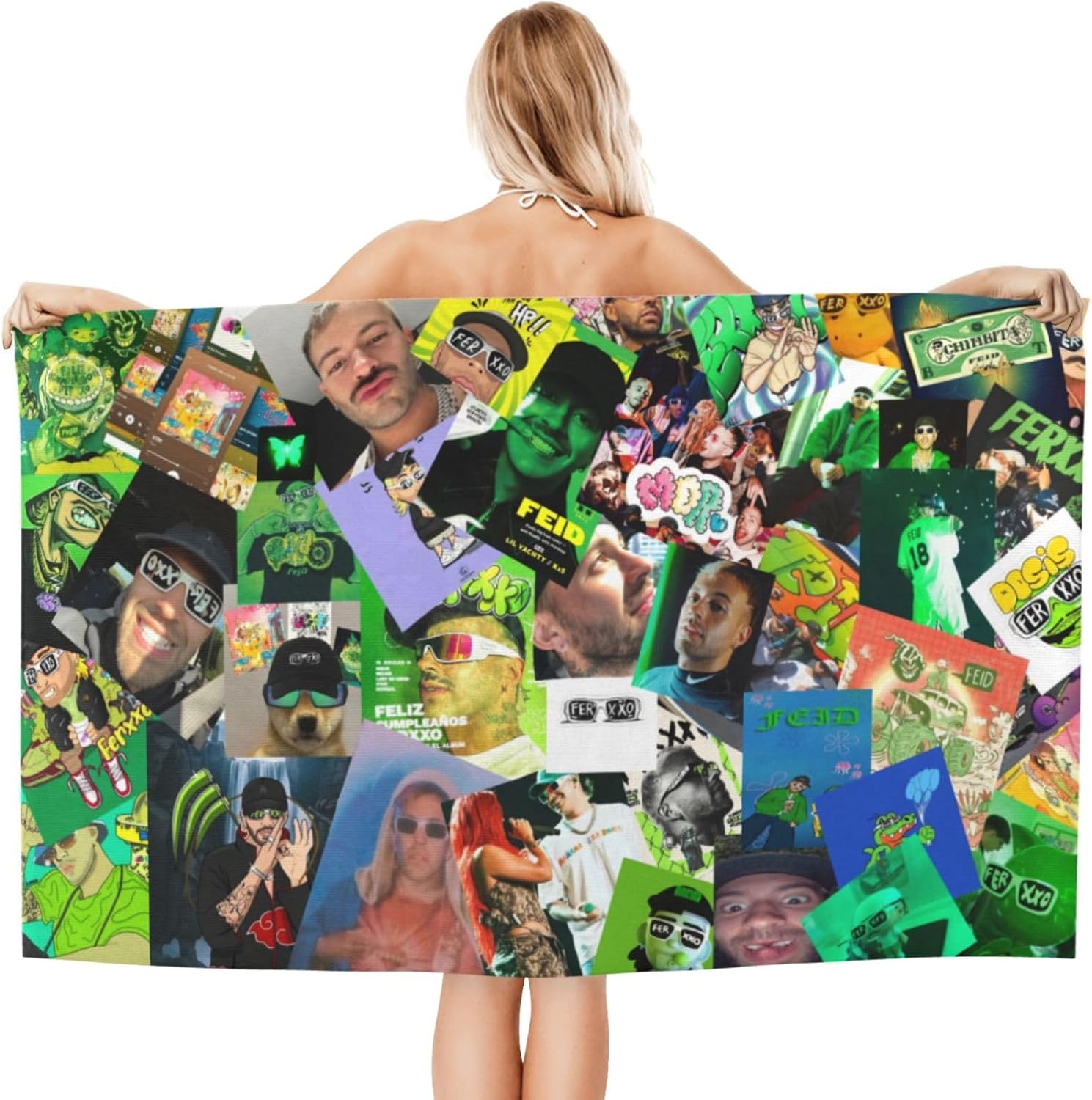 Utxnjskl Feidss Musics Ferxxos Microfiber Bath Towel Quick Dry 52x32 In