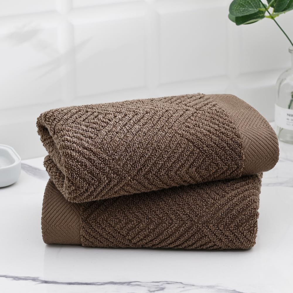 Sense Gnosis Chocolate Hand Towel Set of 2