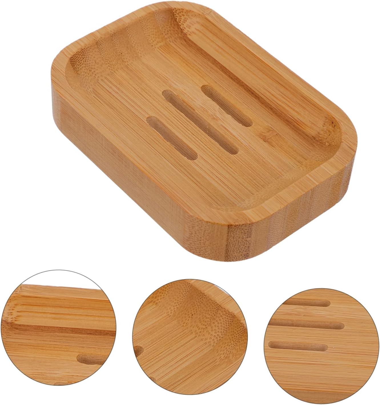 SOLUSTRE 1Pc Soap Dish Holder with Drain