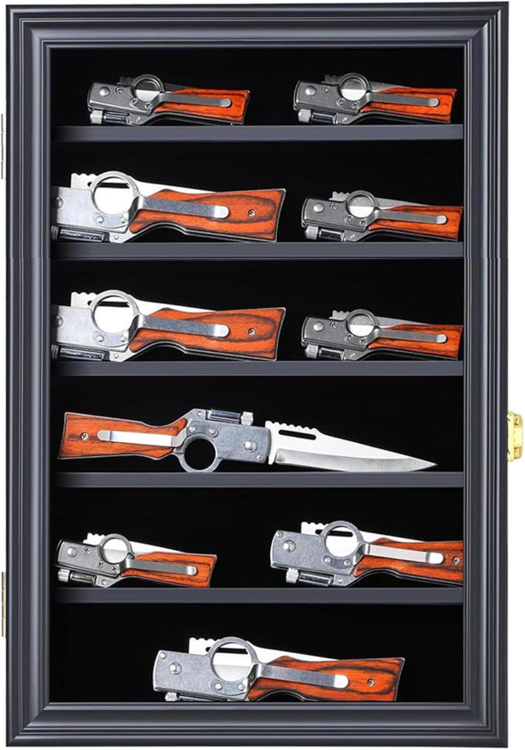 JIANGPAI Military Knife Shadow Box with UV Protection 1