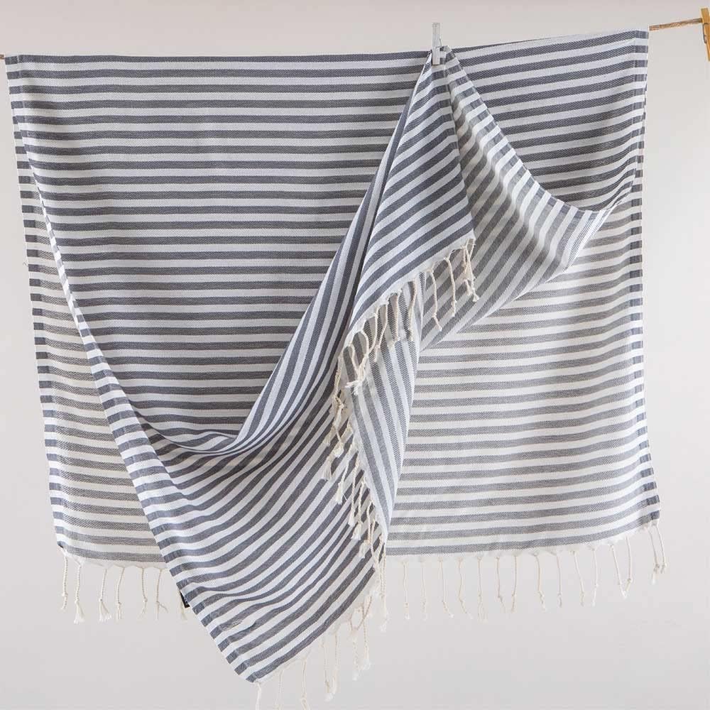 Hencely Striped Turkish Beach Towel 37x71 100 Cotton