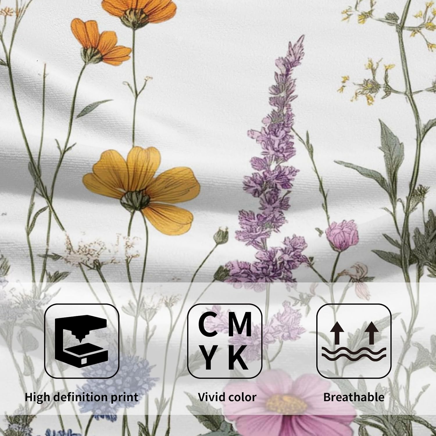 Giwawa Wildflower Hand Towel Set of 2