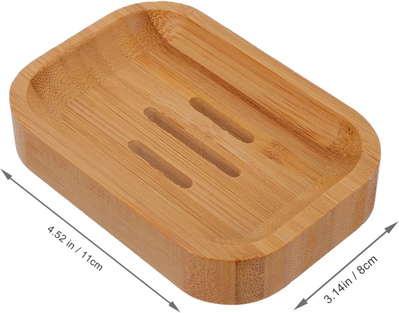 Holibanna Natural Soap Dish with Draining Design