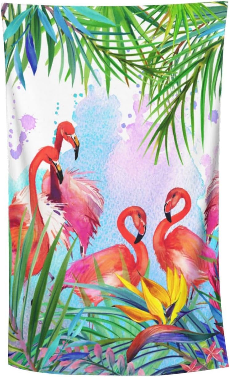 VOOHDDY Flamingo Beach Towel Large Microfiber 1