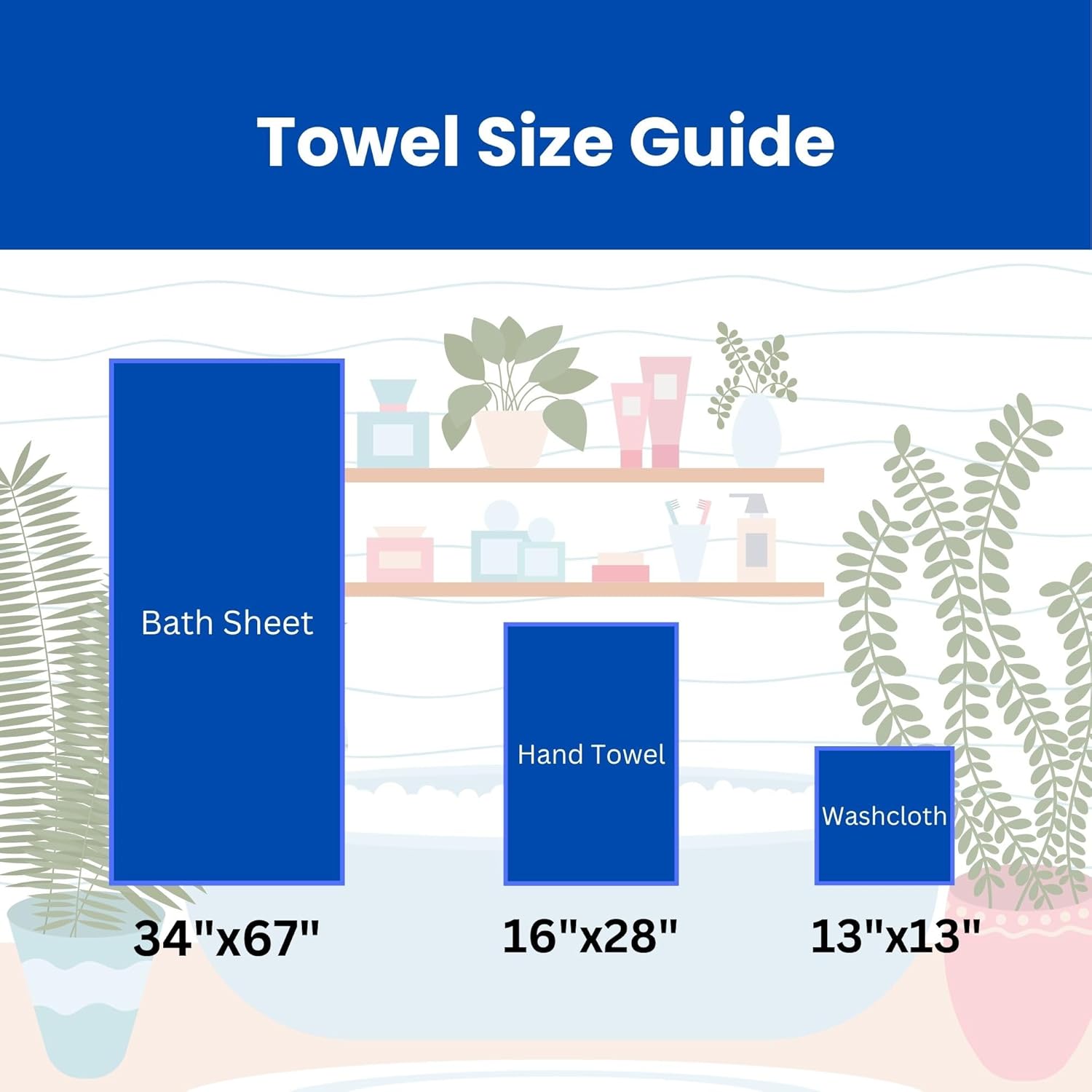Sea Me At Home Waffle Bath Sheet - 34x67 Inches Turkish Cotton 1