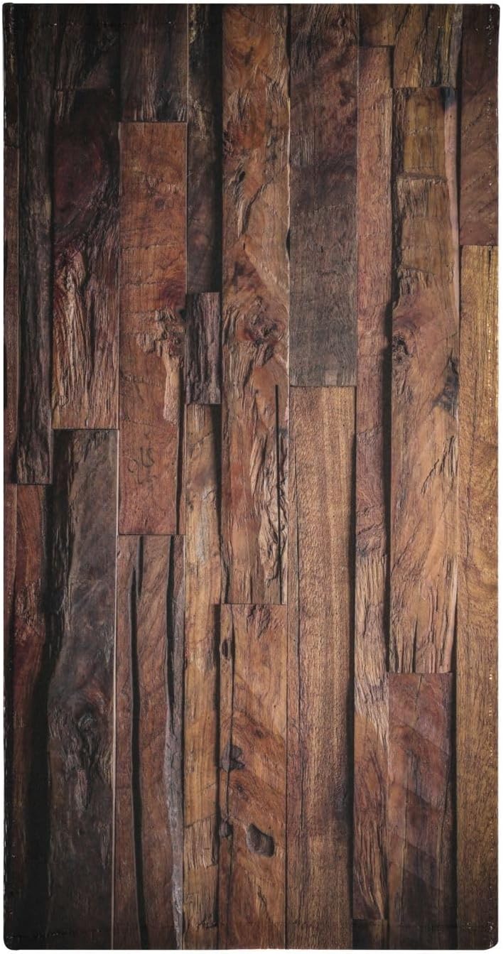 VIGGINER Dark Wood Hand Towels Set of 2 1