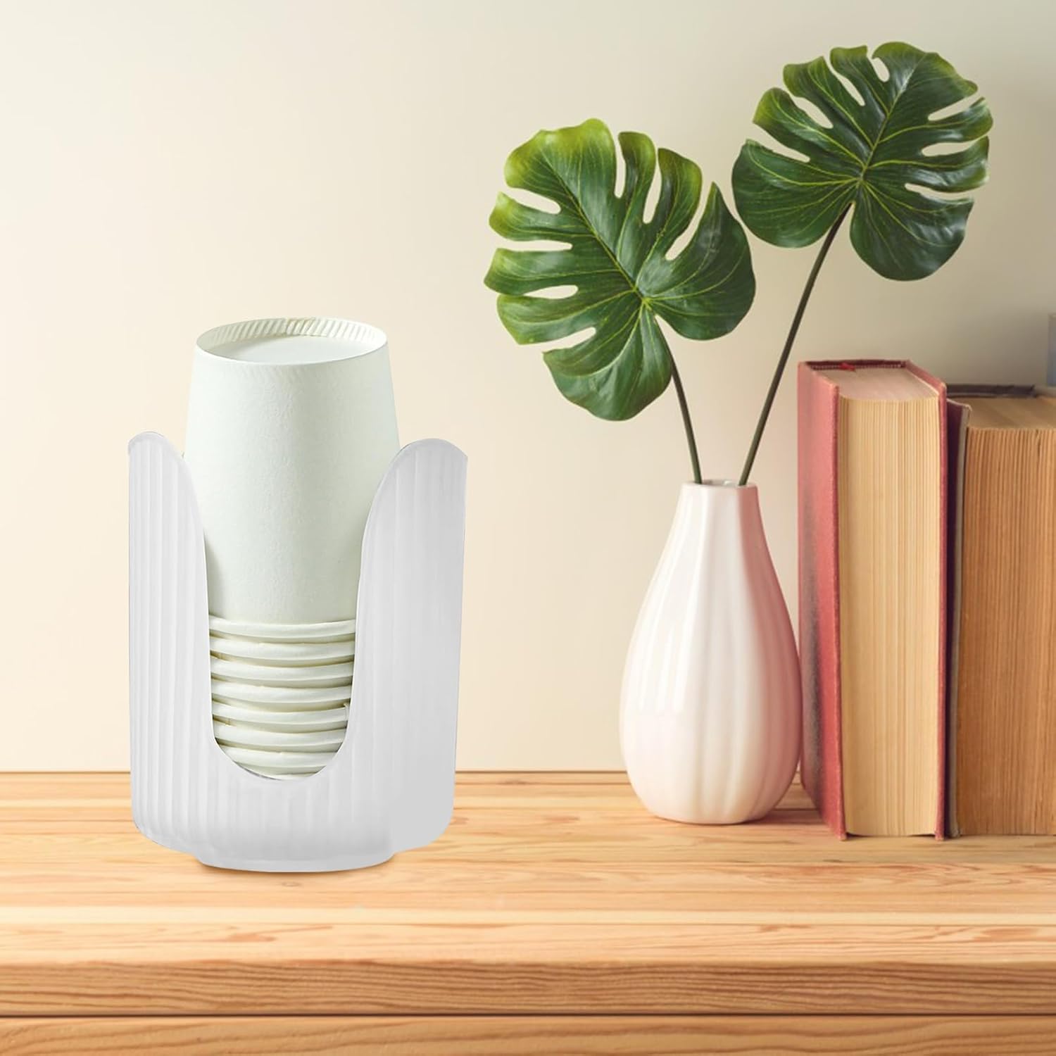 Qinlenyan Bathroom Cup Holder With U-Shaped Grooves
