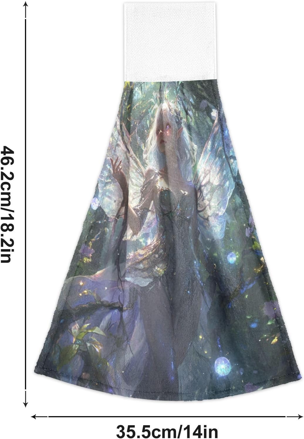 KLL Fairy Game Anime Girl Bath Towel 2 Pack with Hanging Loop