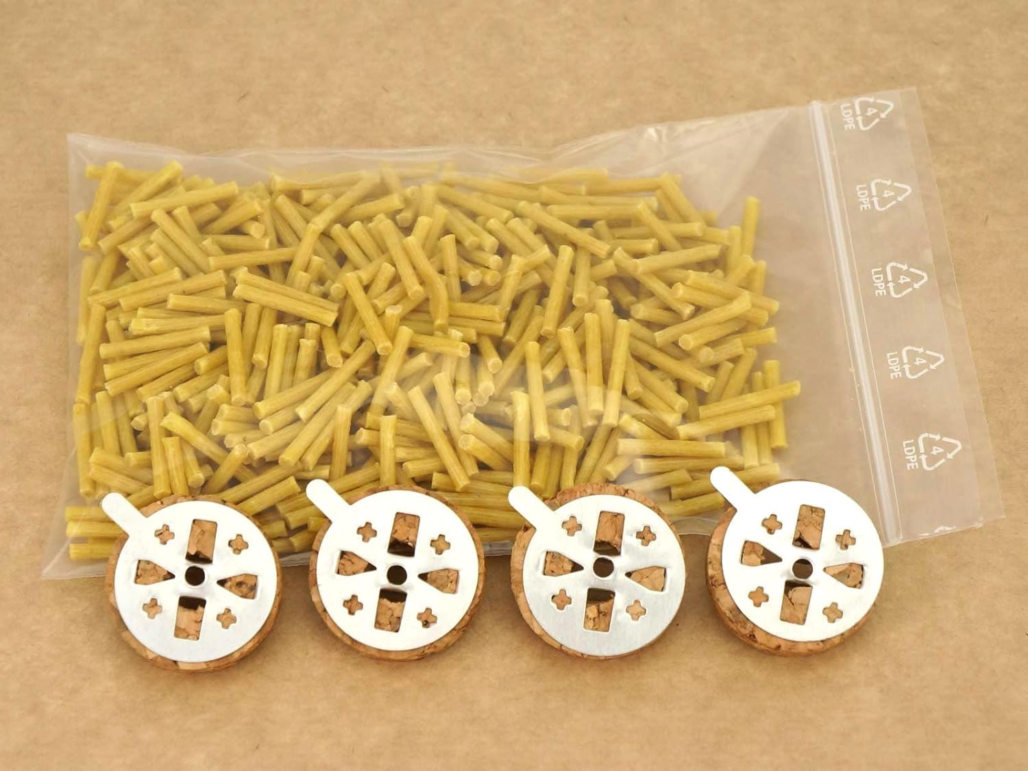 Beeswax Candle Wicks for Vigil Oil Lamps and Home Altar 1