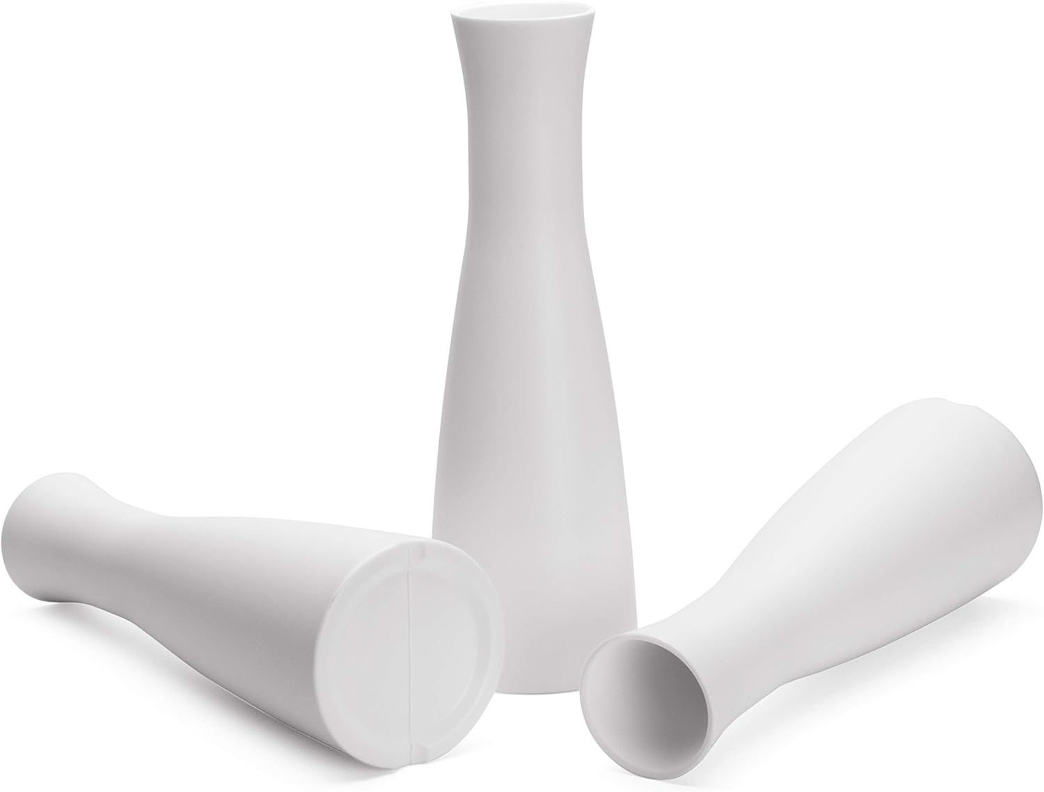 LINGMAI Tall Conic Flower Vase Set of 2