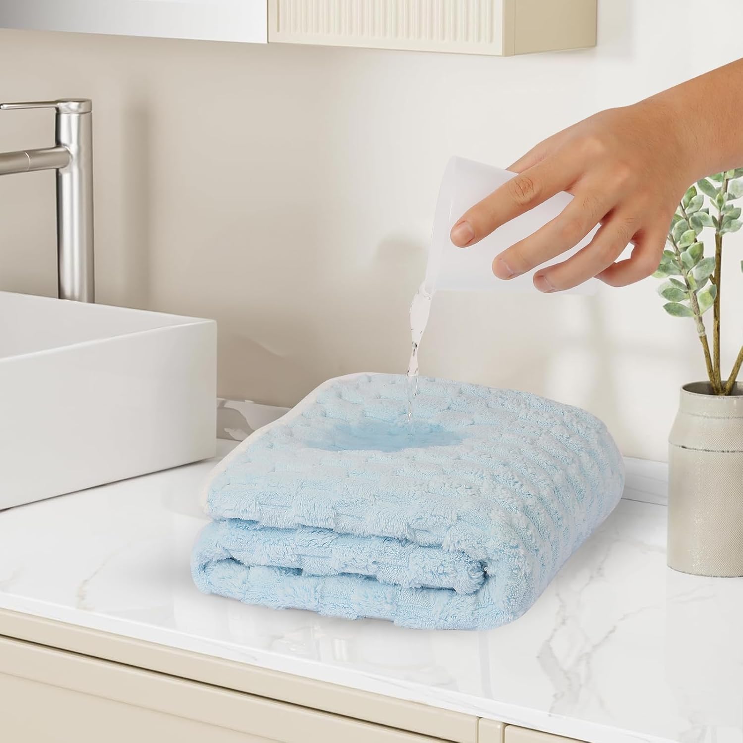Luxury Microfiber Bath Towels 4-Pack Set 1