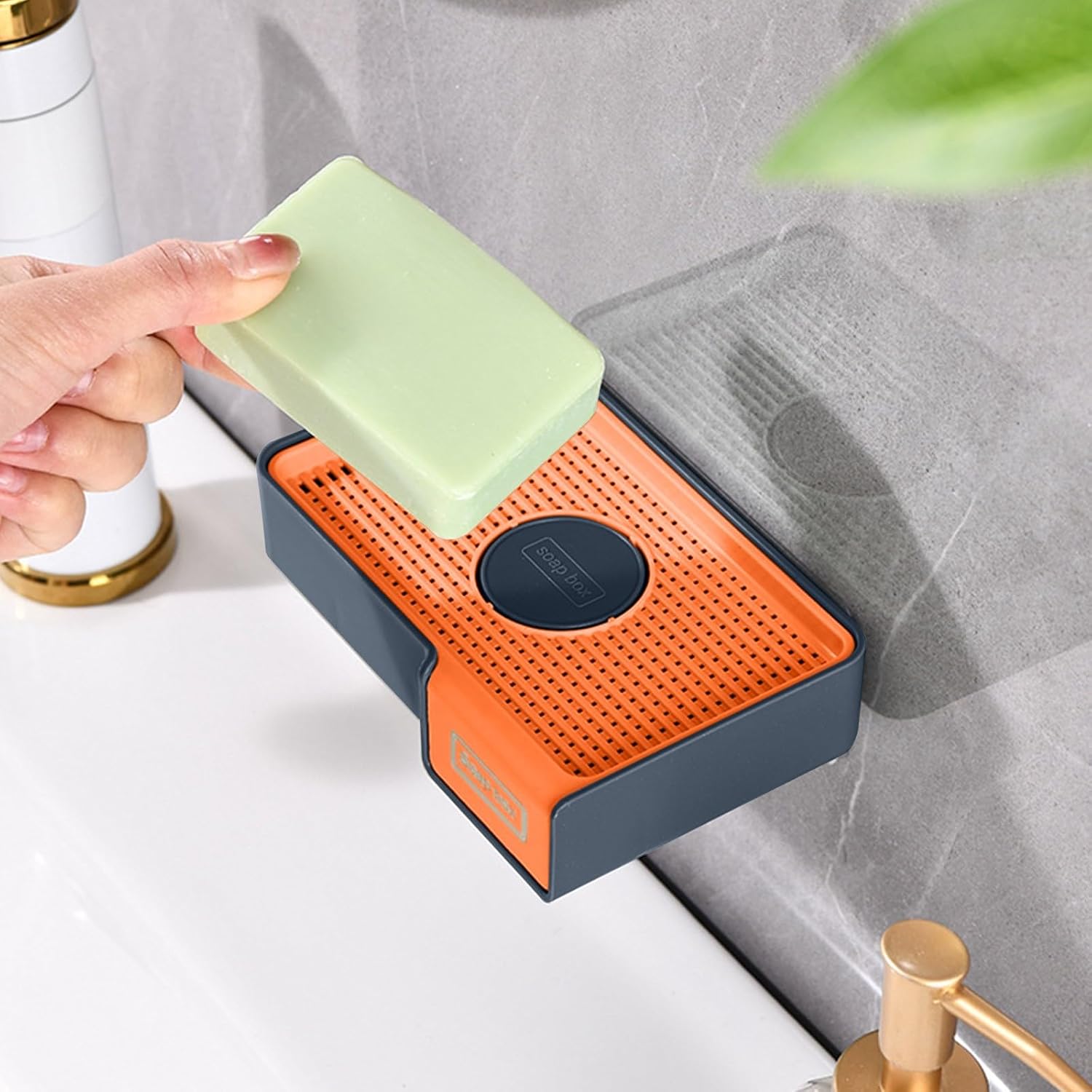 Waterproof Soap Frame with Self-Draining Design