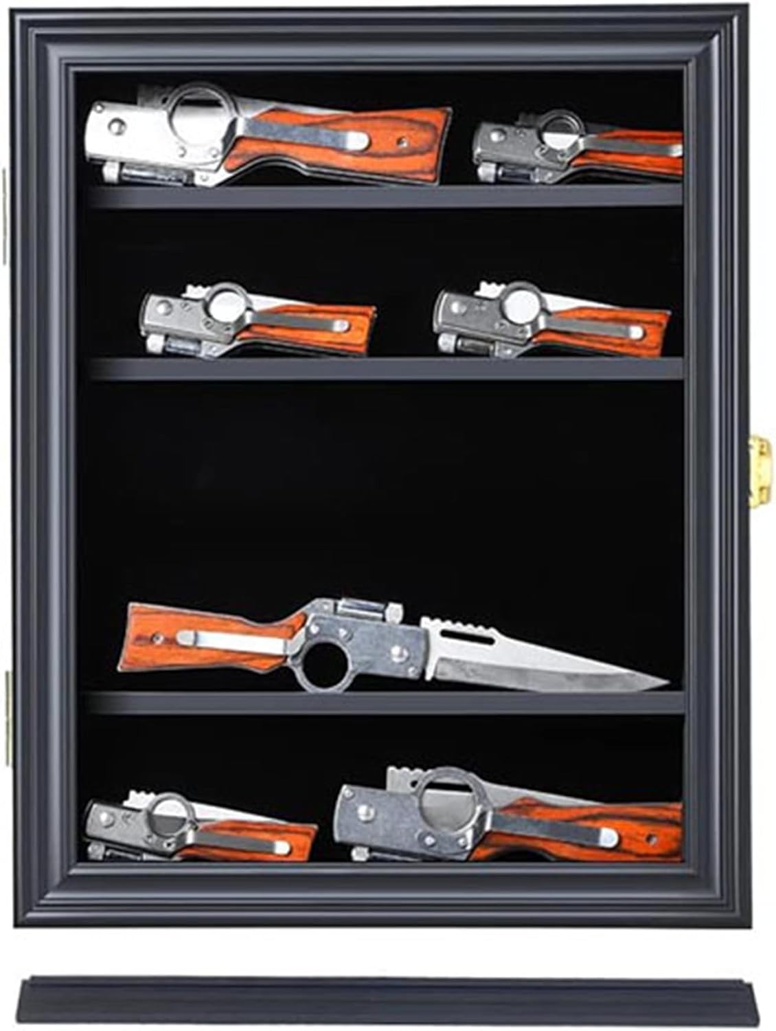 JIANGPAI Military Knife Shadow Box with UV Protection 1