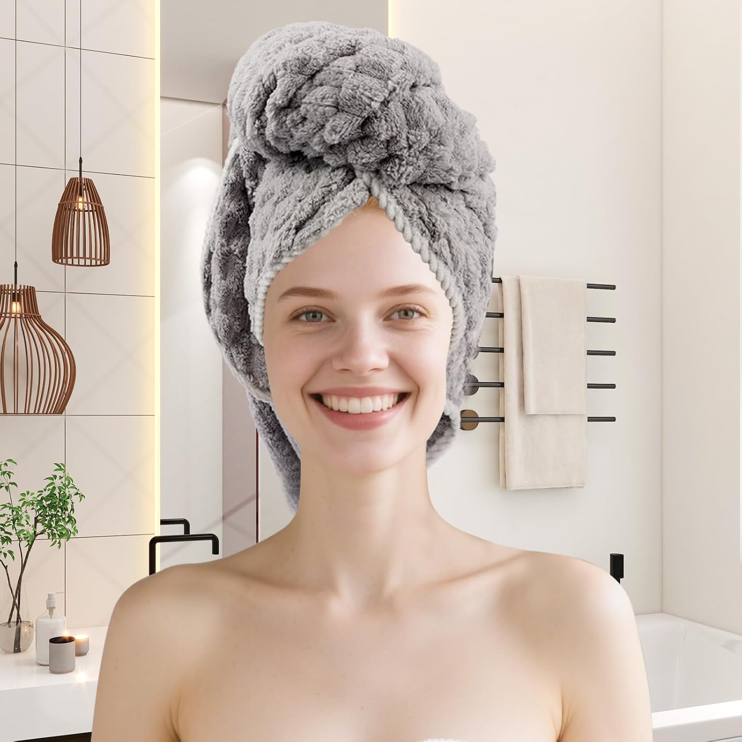 Luxury Microfiber Bath Towels 4-Pack Set 1