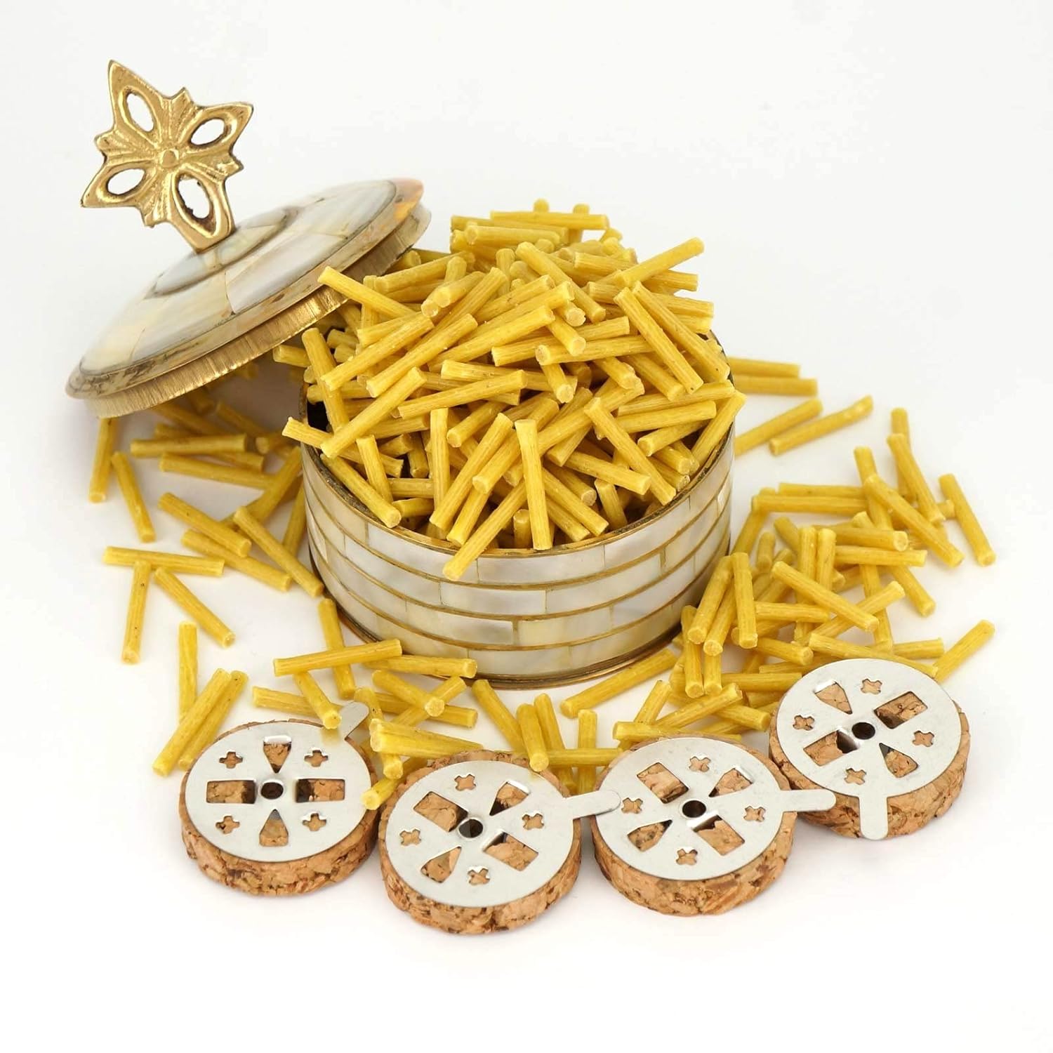 Beeswax Candle Wicks for Vigil Oil Lamps and Home Altar 1