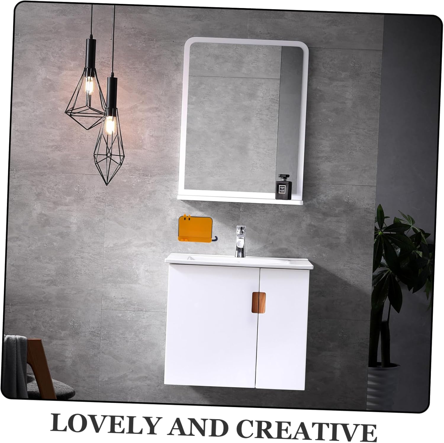 Simple Wall-Mounted Soap Dish with Lid
