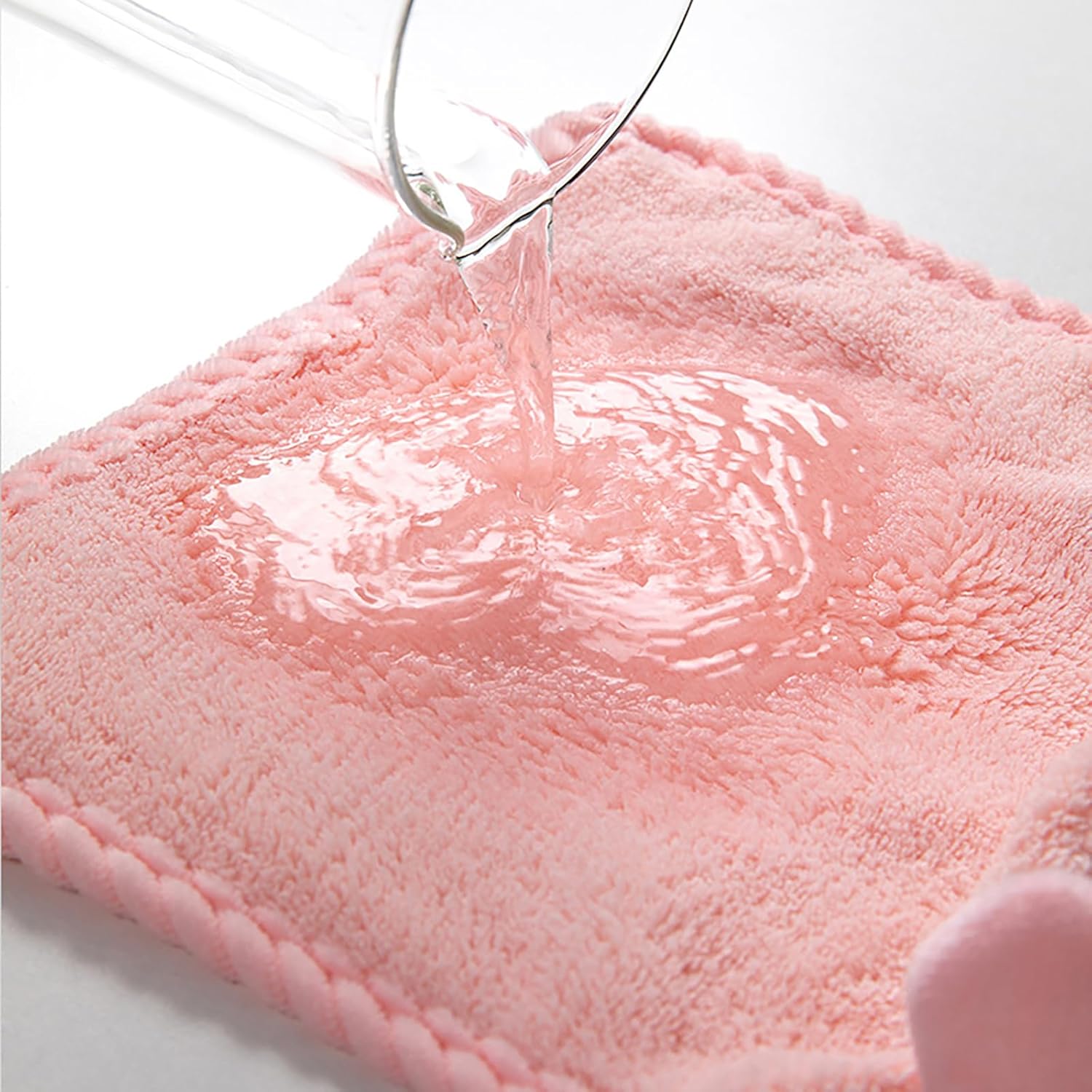 Cute Animal Hand Towels with Hanging Loops 2 Pack