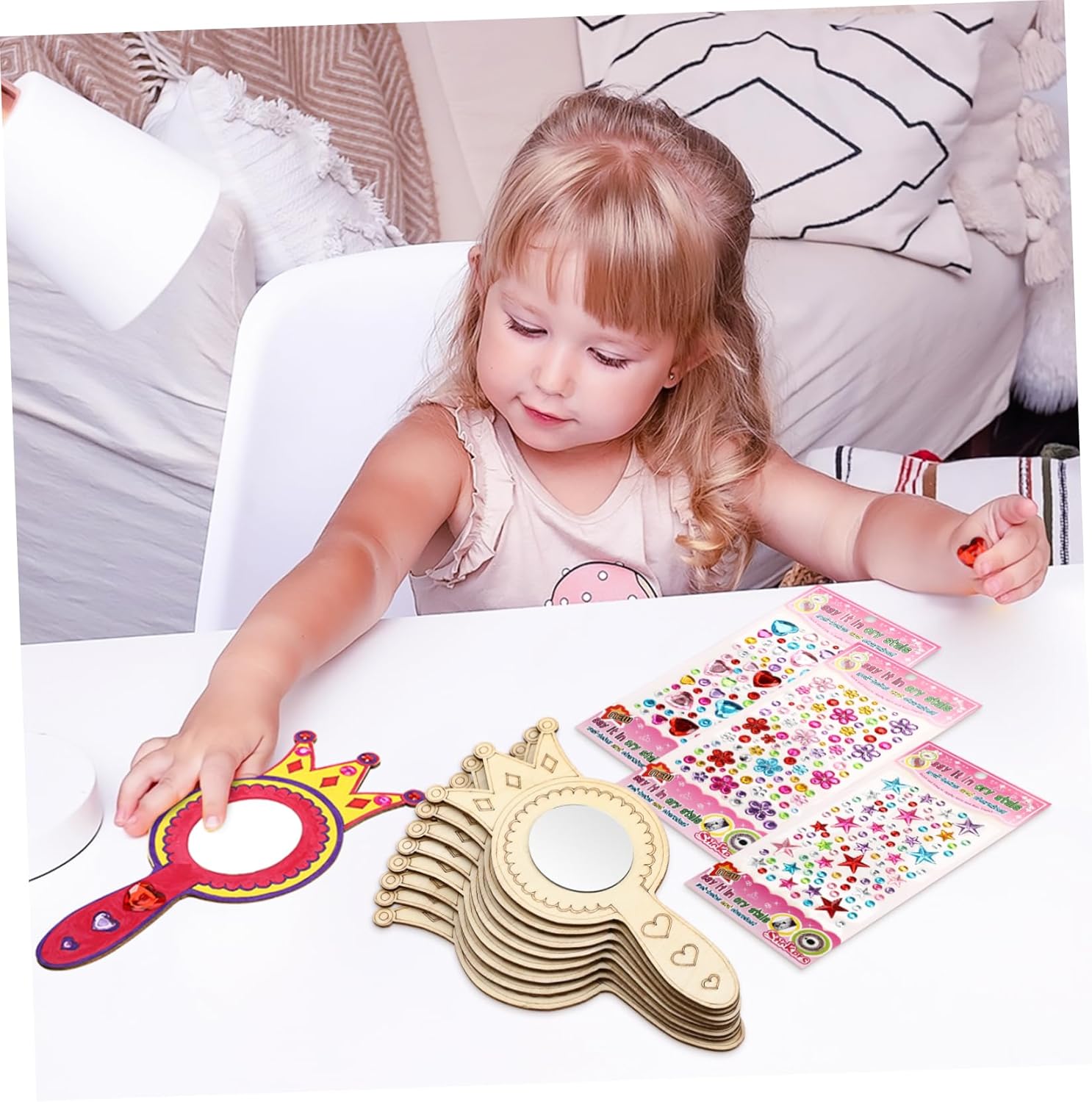 VOSAREA DIY Mirror Kit for Boys and Girls