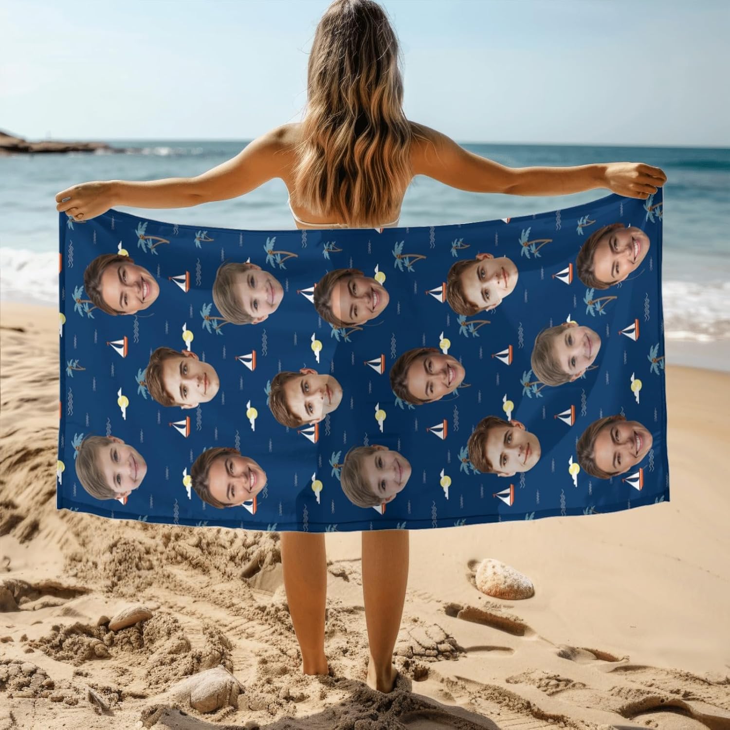 Voltexia Personalized Beach Towels for Adults Kids