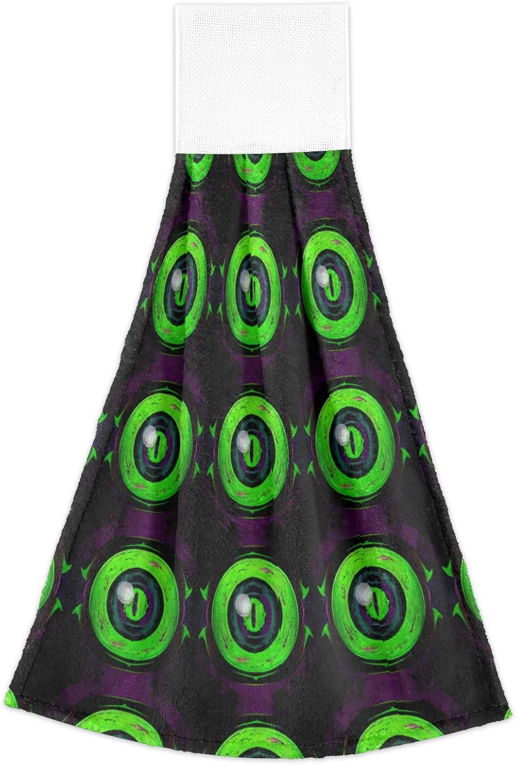 RPLIFE Psychedelic Green Eyes Towel Set of 2