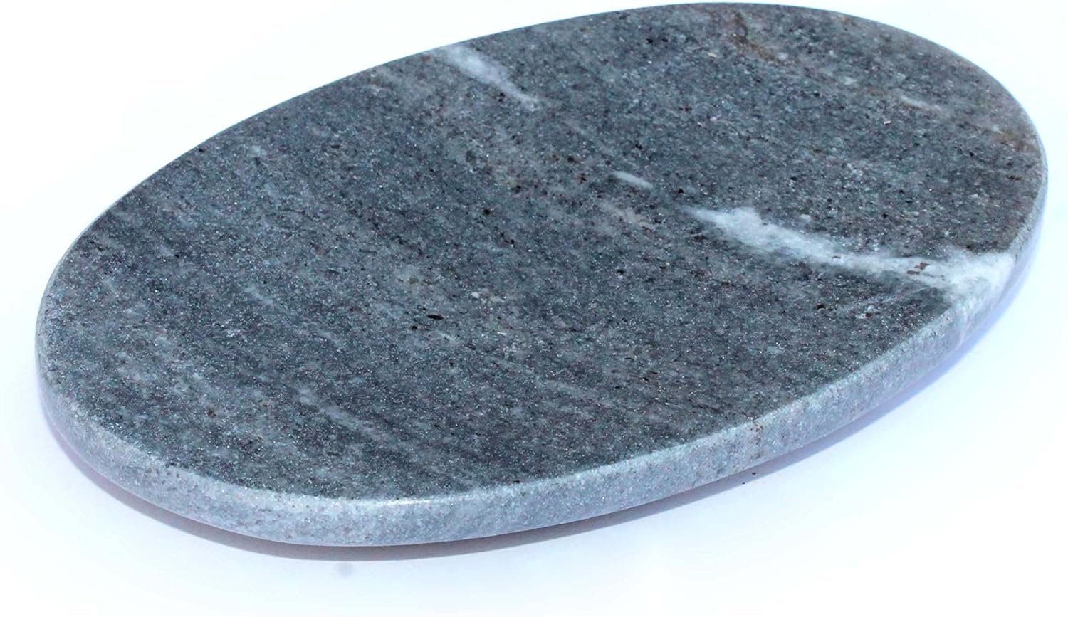 KLEO Natural Black Stoneware Soap Dish Oval Shape