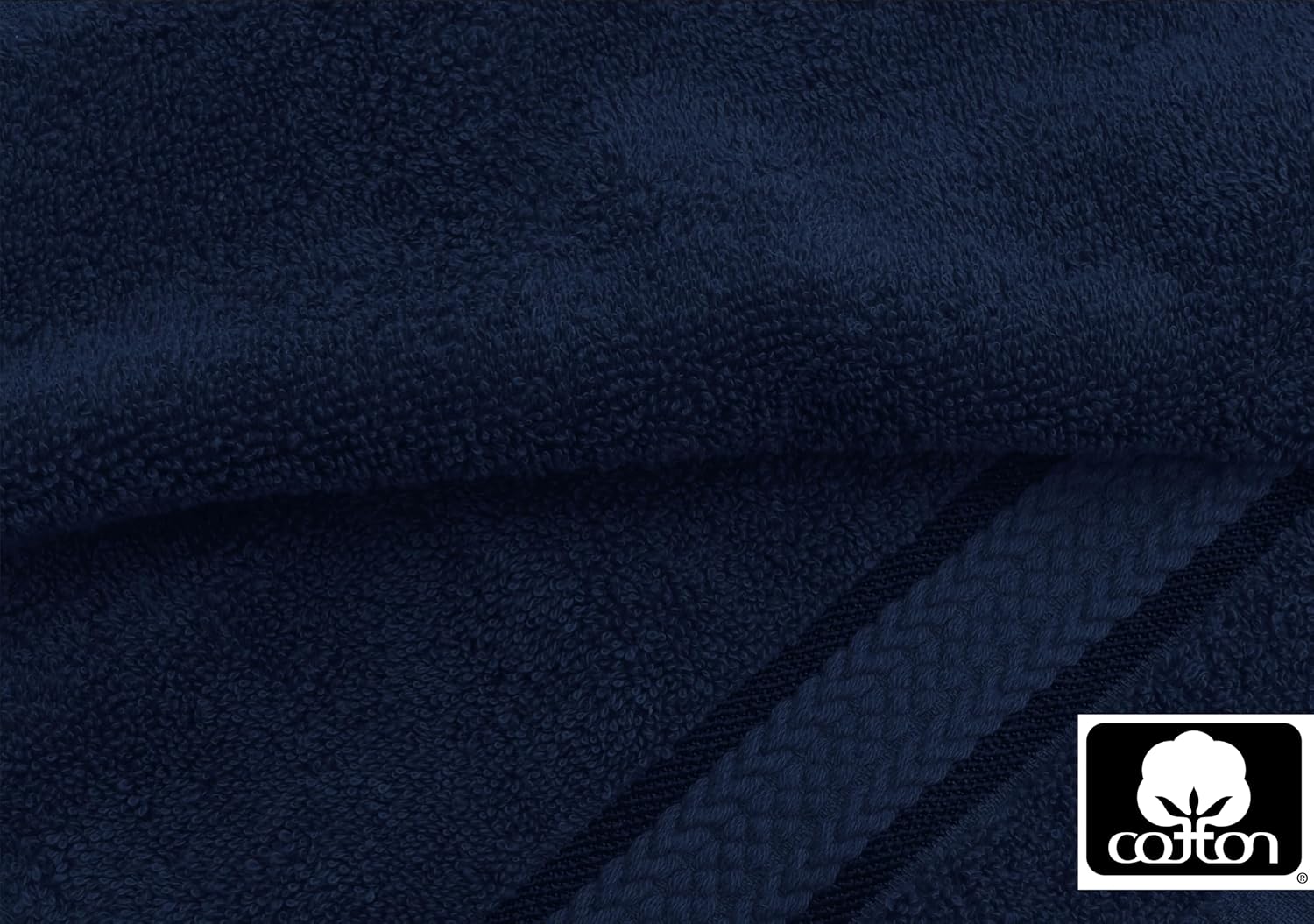 COTTON CRAFT Ultra Soft 6 Piece Towel Set Navy