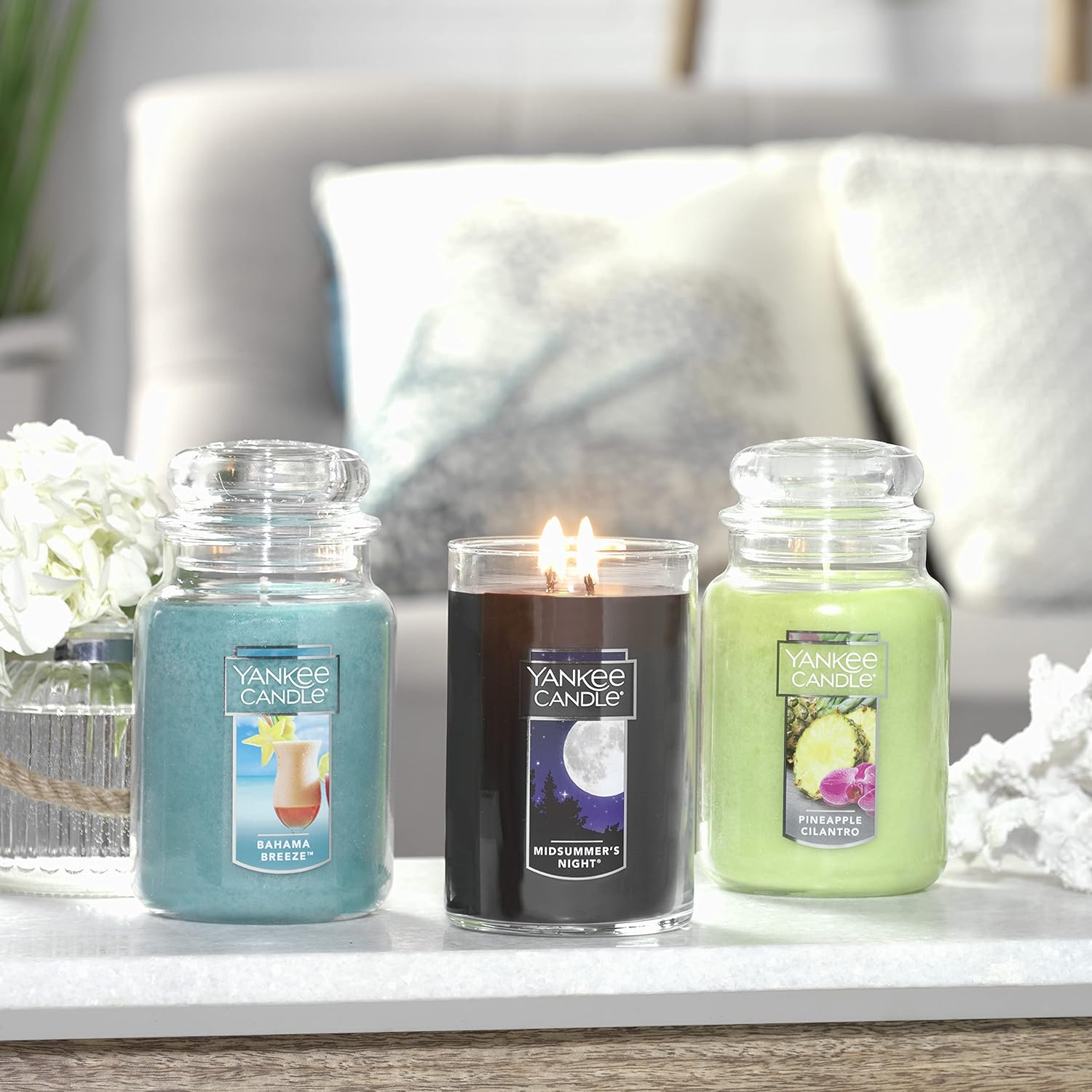 MidSummers Night Yankee Candle 22oz 2-Wick Jar Candle