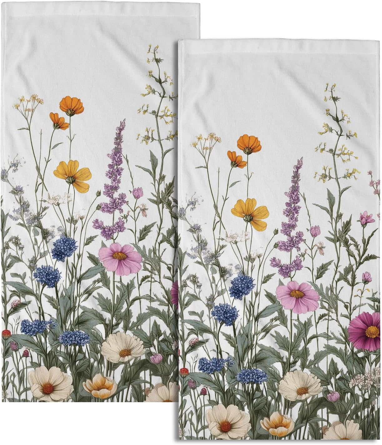 Giwawa Wildflower Hand Towel Set of 2