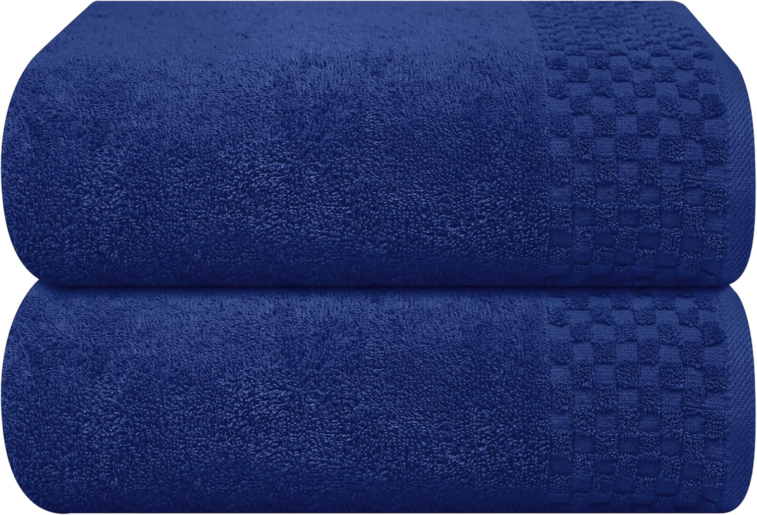 MyOwn Ultra Soft 2 Pack Bath Towel Set Navy Blue