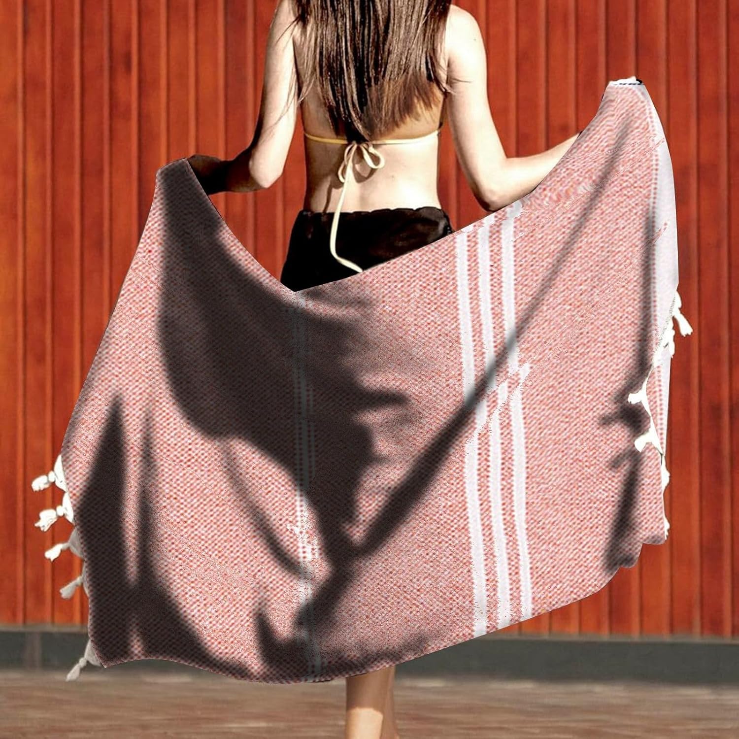 KELINFONG Extra Large Sand Free Beach Towel 70x40 Inch Quick Dry