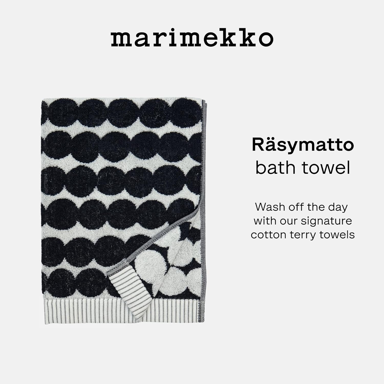 Marimekko Rsymatto Terry Cotton Bath Towel 59x28