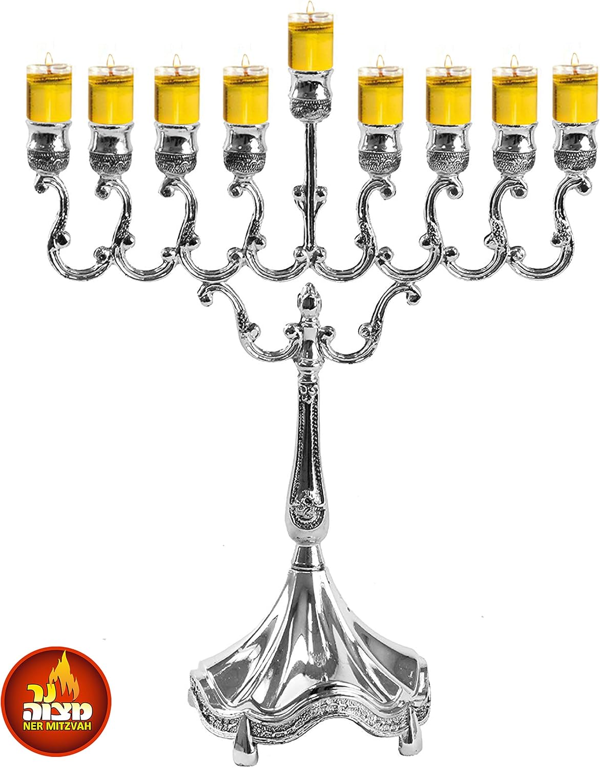 Ner Mitzvah Round Floating Wicks - 100 Count