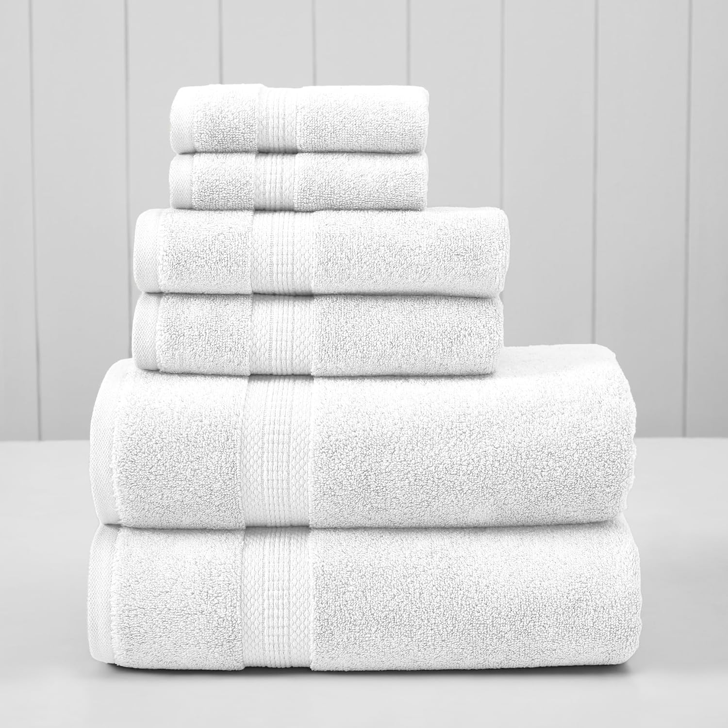 Modern Threads 6-Piece Rayon from Bamboo Towel Set