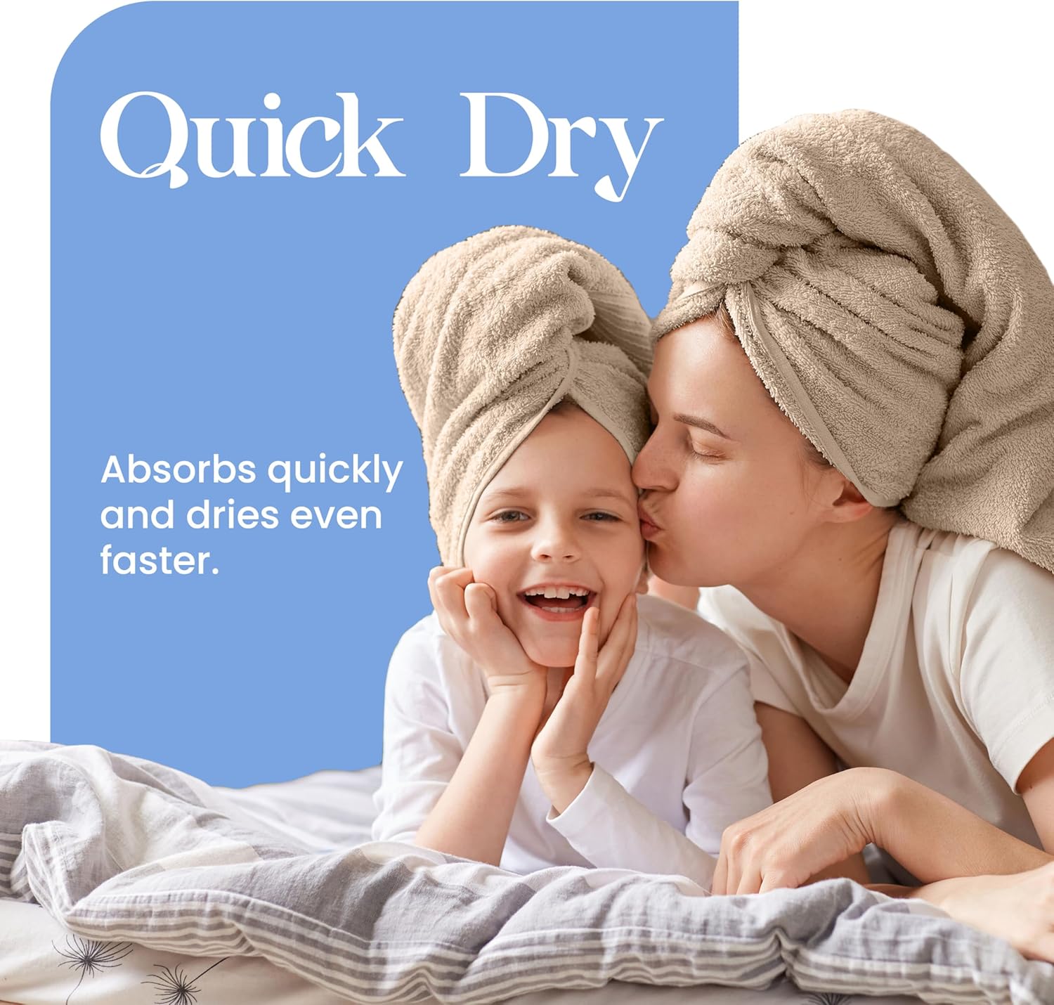 Utica 6-Piece Beige Towel Set Soft Absorbent