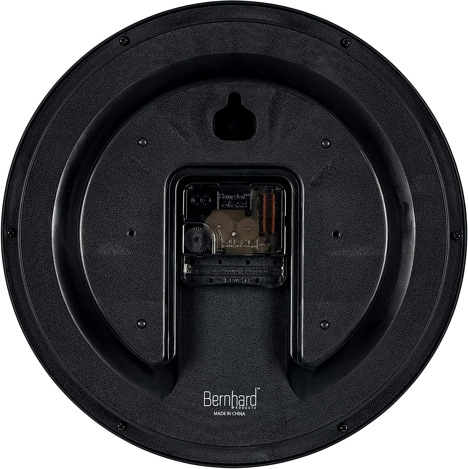 Bernhard Products 10 Inch Black Wall Clock