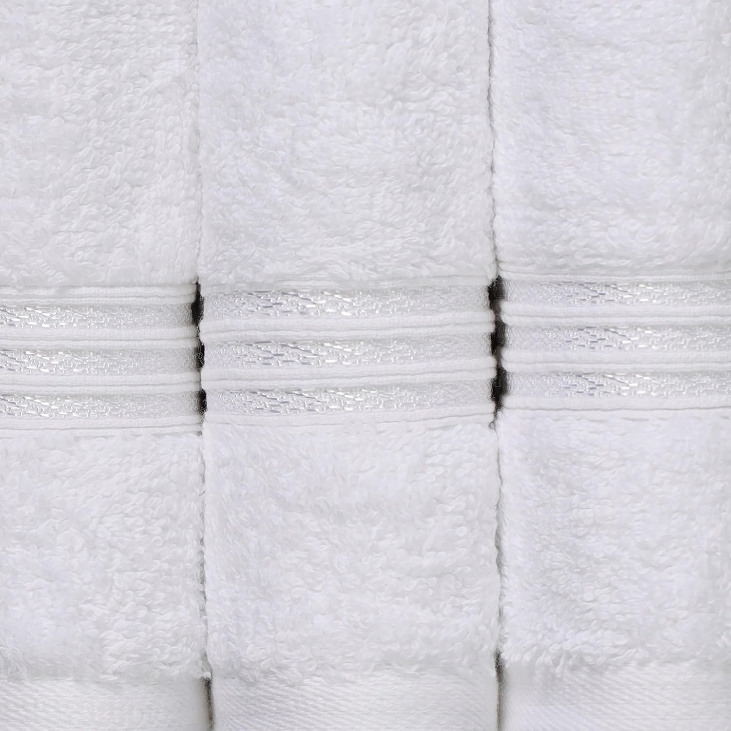 Superior Egyptian Cotton 6-Piece Towel Set White