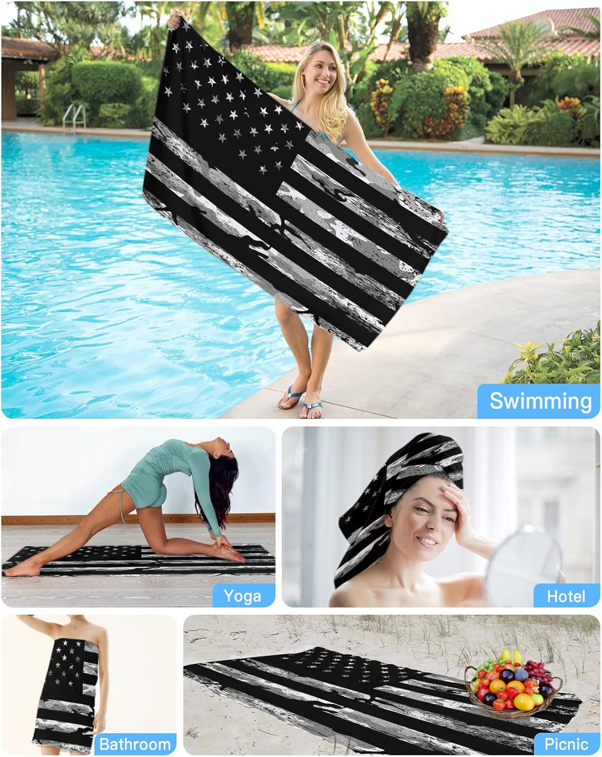 Chees D Zone Independence Day Beach Towel