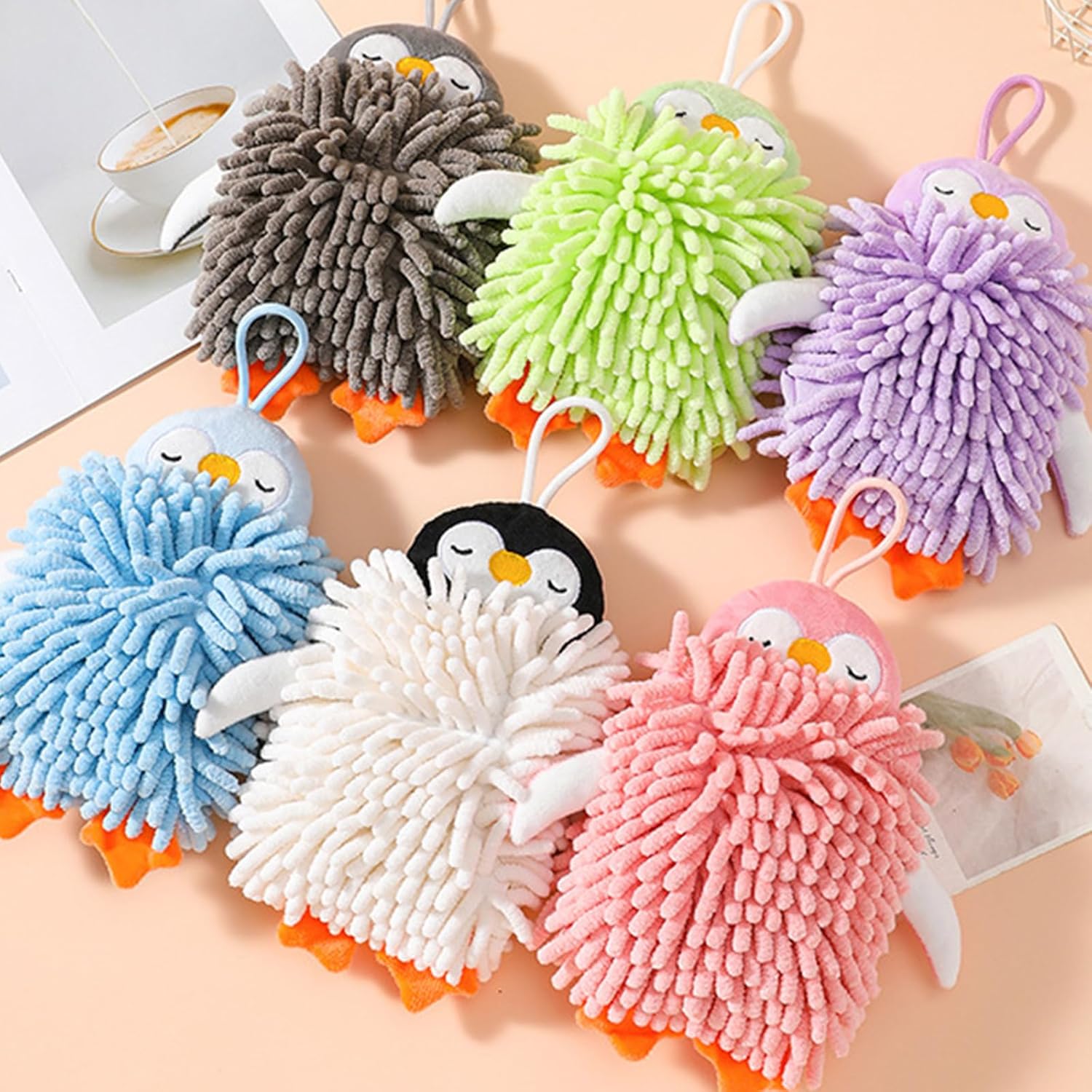 PATOFIN Cartoon Microfiber Hand Towel 1PC Quick Drying