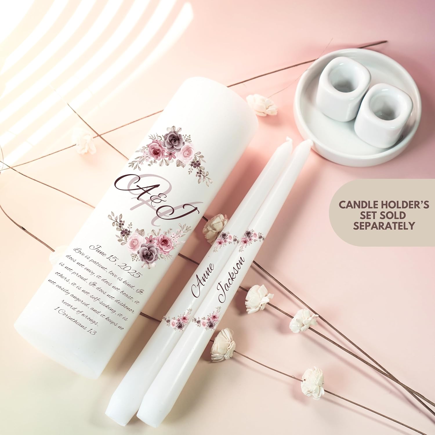 Lightit Studio Unity Candles Wedding Set 1