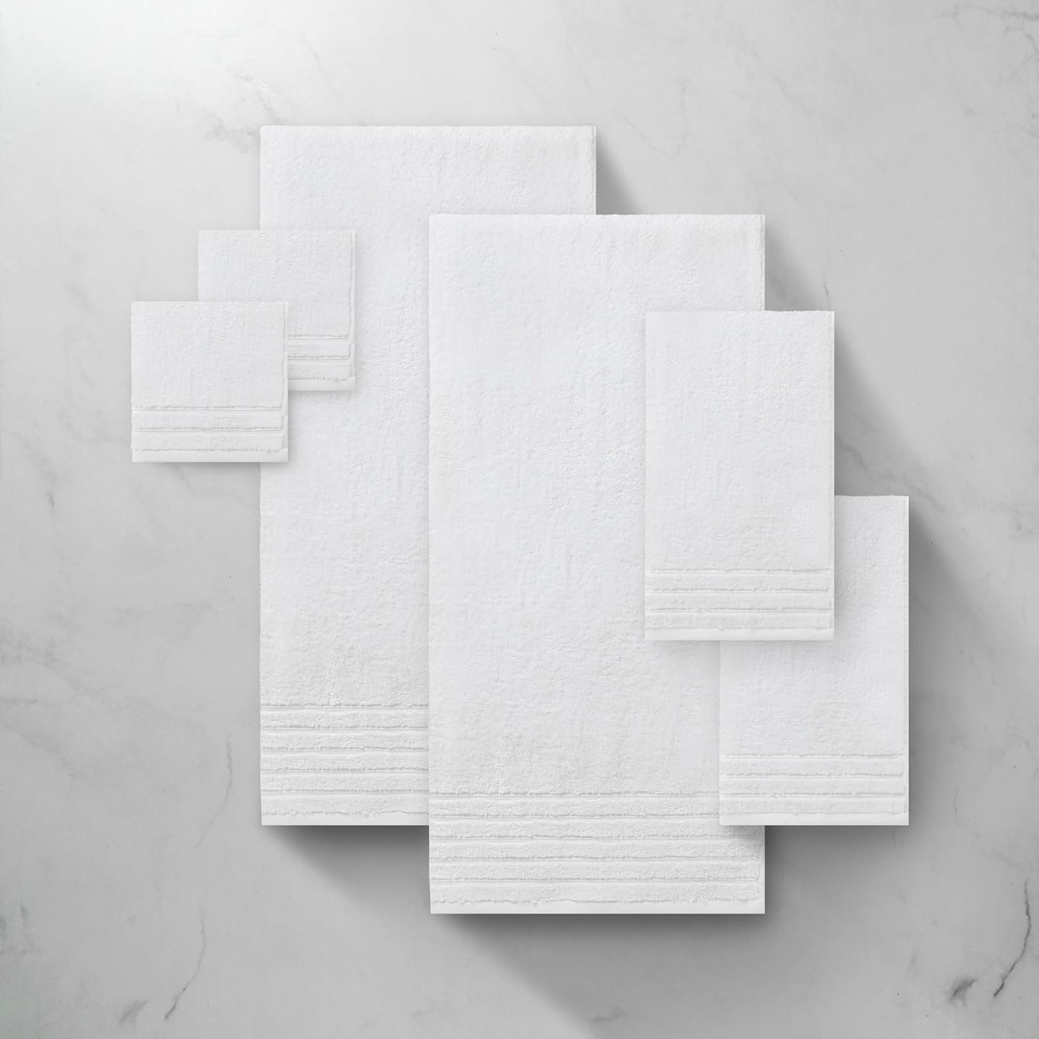 BW Luxe Home 6-Piece Turkish Cotton Towel Set