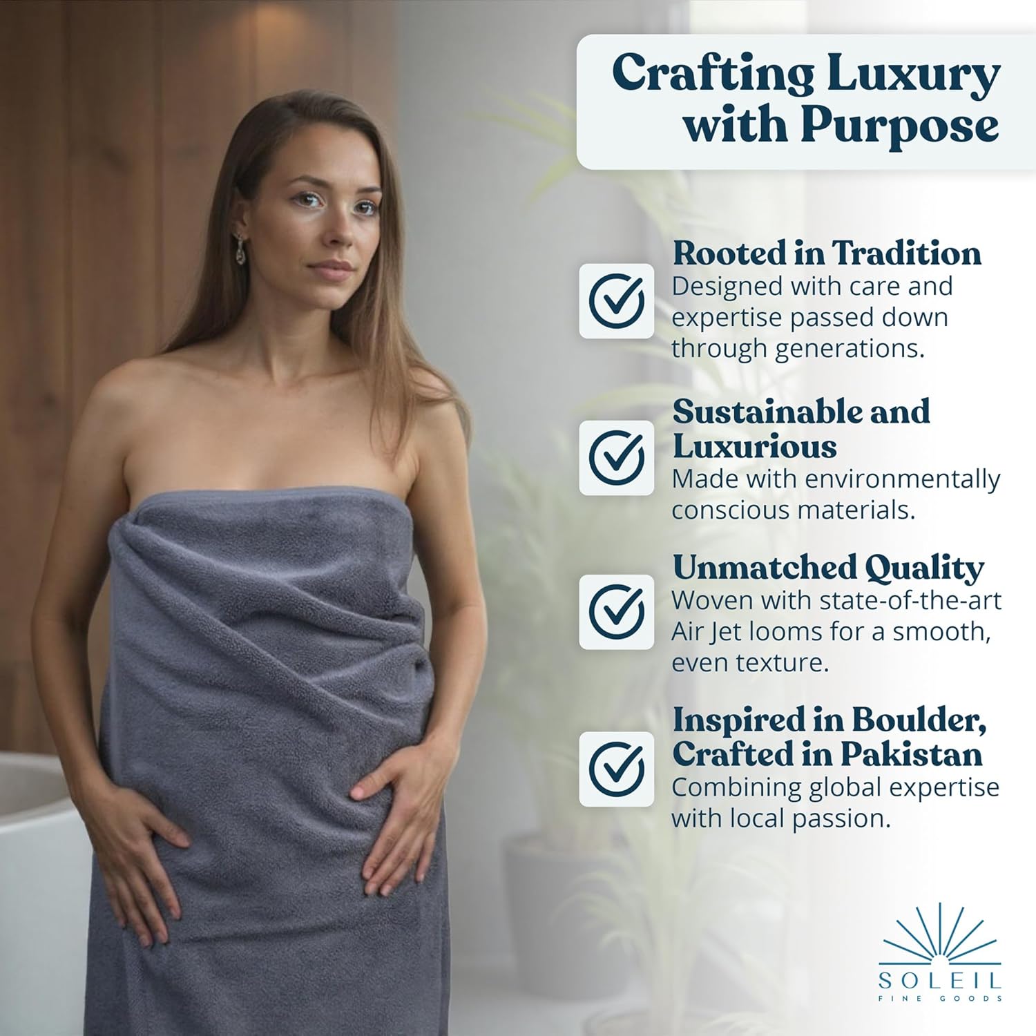 Luxurious 800 GSM Bath Towel Set - 27 x 54 Inches