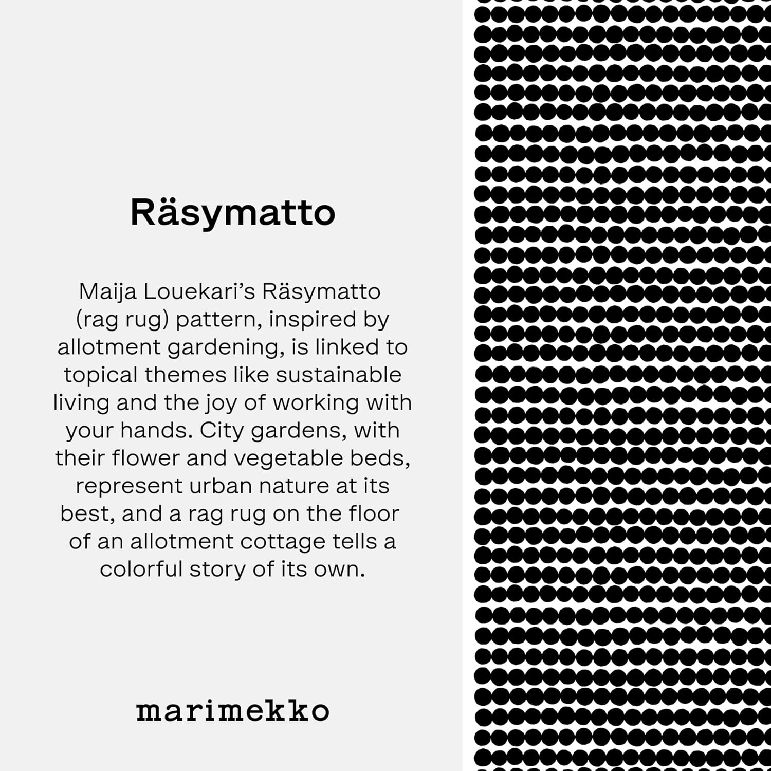 Marimekko Rsymatto Terry Cotton Bath Towel 59x28
